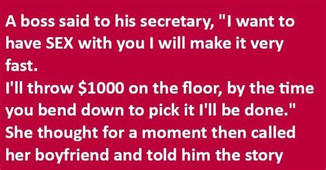 Boss Offered His Secretary To Have Sex She Agreed And Understood Her Terrible Mistake