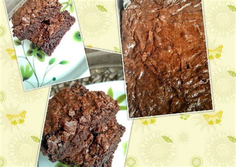 Resep Fudgy And Chewy Brownies Dengan Oven Tangkring Kiriman Dari Tjah