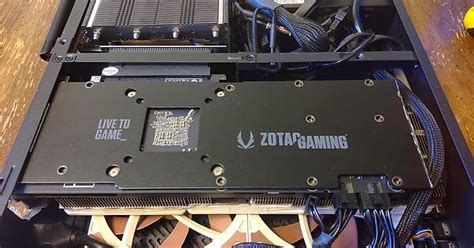 Fit A Zotac 2070 Amp Extreme Into A Node 202 With A Little Modding Album On Imgur