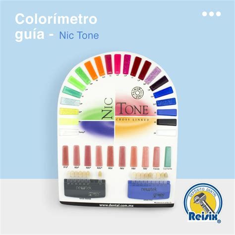 Colorímetro Nic Tone Guía de color para acrílicos