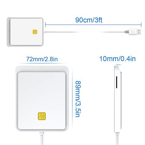 2 en 1 Multi fonction Carte à puce Sim Lecteur de carte à puce