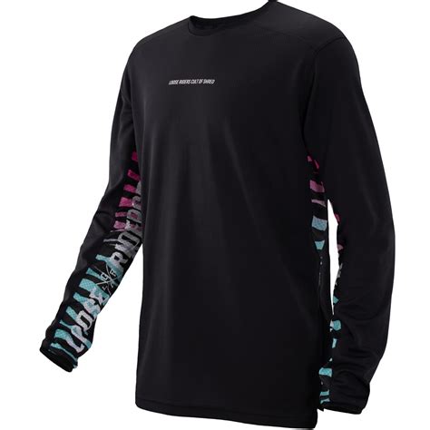 Loose Riders MTB Jersey Long Sleeve Stealth Rainbow Zebra Maciag