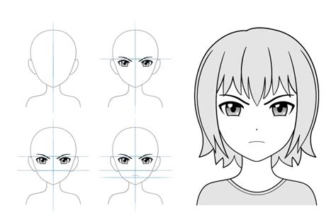 Tutorial Menggambar 12 Ekspresi Wajah Anime - Anidraw