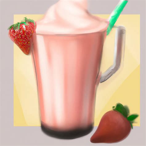 Delicioso Milk Shake De Morango Em Casa