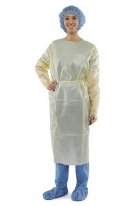 Medline Disposable Aami Fluid Resistant Sms Isolation Gowns Medline