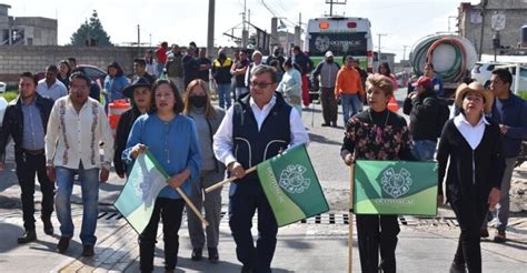 Samuel Verdeja entrega pavimentación en Ocoyoacac El Editorialista