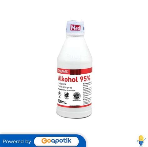 Jual ONEMED ALKOHOL 95 100 ML BOTOL Di Seller Apotek Irsaf Farma