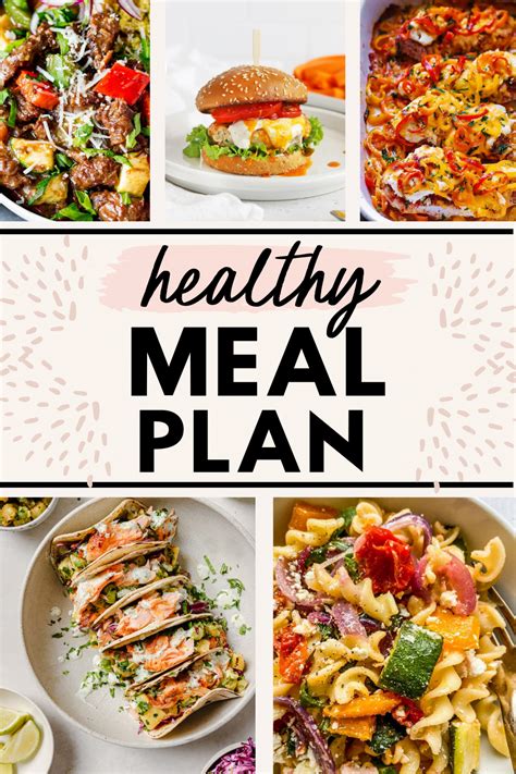 Healthy Weekly Meal Plan August Lowcalicious