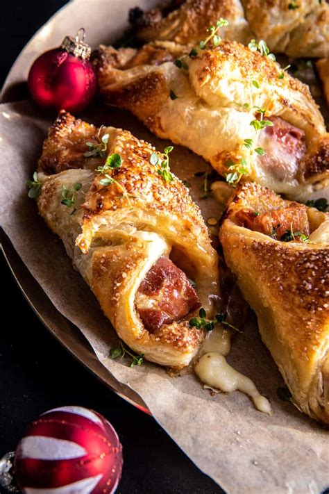 Prosciutto Wrapped Baked Brie Rolls Half Baked Harvest