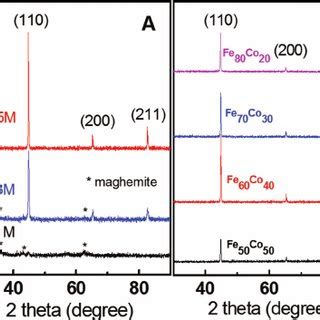 The Magnetization Curves Of Feco Nanoparticles At Different