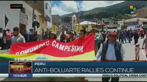 Fts Mobilizations Continue In Peru To Demand The