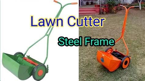 Lawn Cutter Machine 12 14 16 Steel Frame Push Cutting Grass Mini Machine Youtube