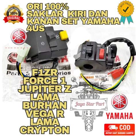 ORIGINAL SAKLAR SAKELAR KIRI DAN KANAN SET YAMAHA 4US KUALITAS ASLI