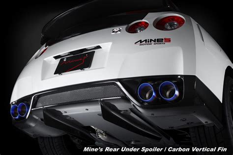 Mine's Carbon Rear Under Spoiler R35 GTR - Nissan Race Shop