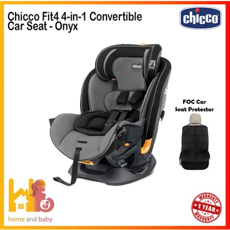 Chicco Fit4 4 In 1 Convertible Car Seat Onyx Foc Car Seat Protector