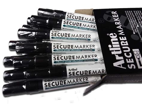 12 Pack Secure Markers Redacting Pens Help Protect Your Privacy