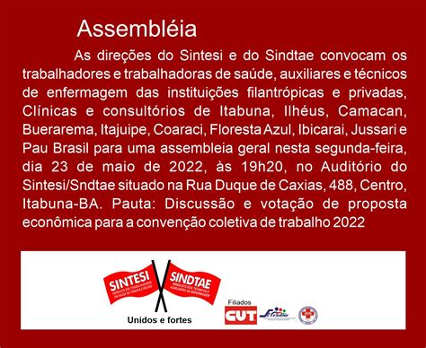 Sindicatos convocam trabalhadores das instituições filantrópicas e