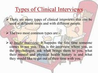 Clinical Interview | PPT