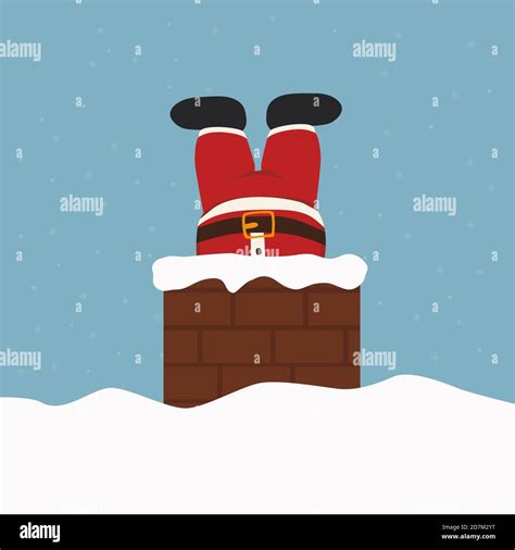 Santa Claus Stuck In Chimney Hi Res Stock Photography And Images Alamy