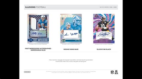 Os Bgbpb Nfl Panini Illusion Football Box Breaks