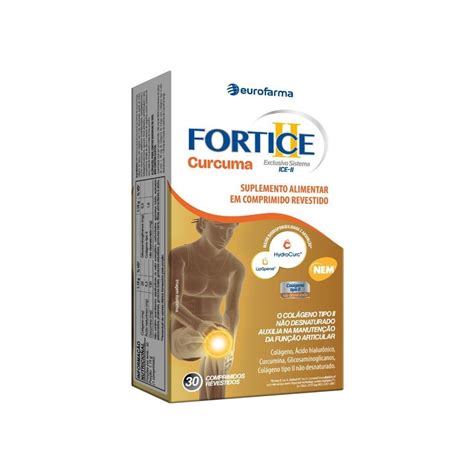 Fortice Curcuma Eurofarma Suplementos Alimentar Comprimidos