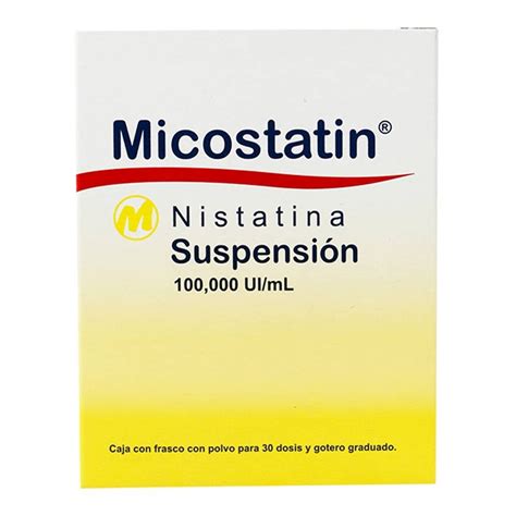 Micostatin 100 00 UI ml suspensión 30 dosis Walmart