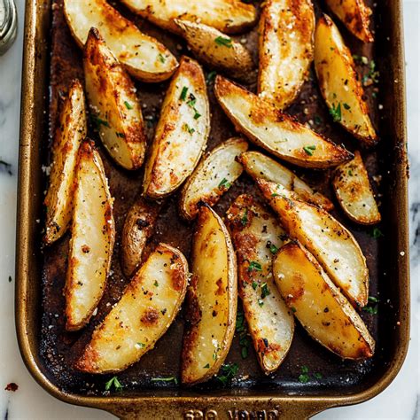How to Make Crispy Baked Potato Wedges Perfectly - My Dishez