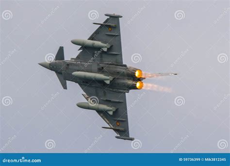 Spanish Air Force Eurofighter Editorial Stock Image - Image of patrol, spain: 59736399