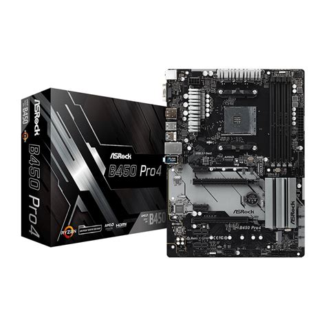 MAINBOARD เมนบอรด AM4 ASROCK B450 PRO4