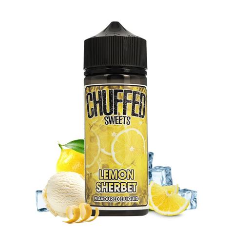 Chuffed Sweets Lemon Sherbet 100 Ml Booster Elixir Vaper Shop Y