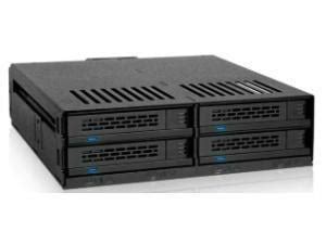 Icy Dock 4 Bay 2 5inch SAS SATA HDD Andamp SSD Hot Swap Backplane Cage For 5 25inch Bay