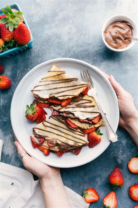 Nutella Crepes With Strawberries Chelseas Messy Apron