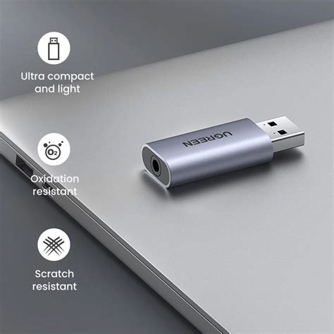 Ugreen Usb A Til Aux Mini Jack Mm Lydadapter Gr Teknikkdeler No