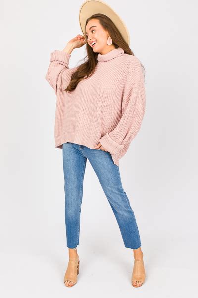 Lilith Sweater Dusty Pink New Arrivals The Blue Door Boutique