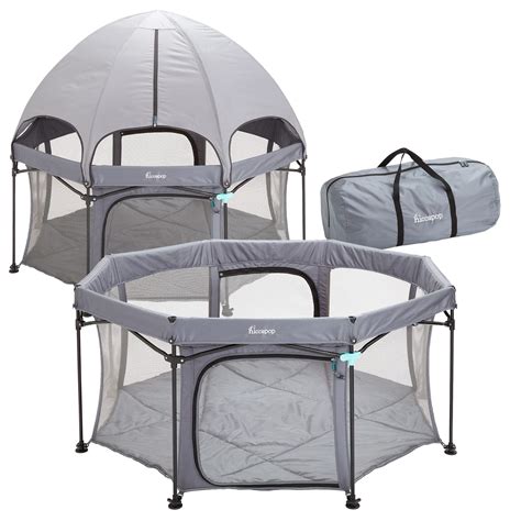 Travel Playpen With Canopy Atelier Yuwa Ciao Jp