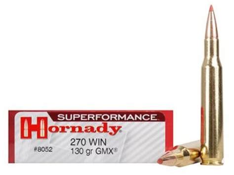 Hornady 270 win 130gr GMX Veiðiflugan