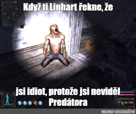 Meme Když ti Linhart řekne že jsi idiot protože jsi neviděl