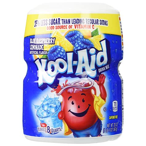 Kool- Aid Blue Raspberry Lemonade Drink Mix 567g Tub