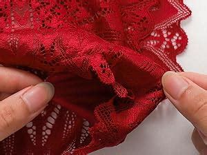 Kingfung Sexy Cheeky Panties For Women Lace Criss Cross Bikini Underwear Pack At Amazon