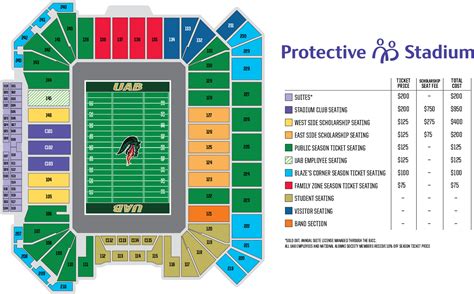 Seating Map Blazer Gameday