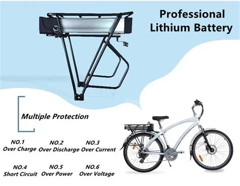 Electric Bicycle Battery Pack V V Lithium Ion Batteries Ah Ah