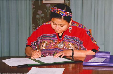 The Nobel Prize On Twitter In Rigoberta Mench Had To Go Into