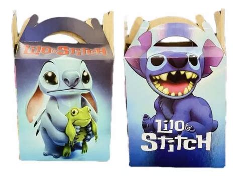 Stitch Cajas Dulceras Bolo Fiesta Recuerdo Mercadolibre