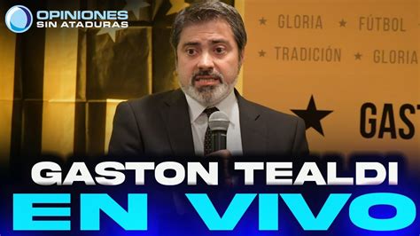 GASTON TEALDI CANDIDATO A PRESIDENTE DE PEÑAROL EN VIVO LA NOCHE SIN