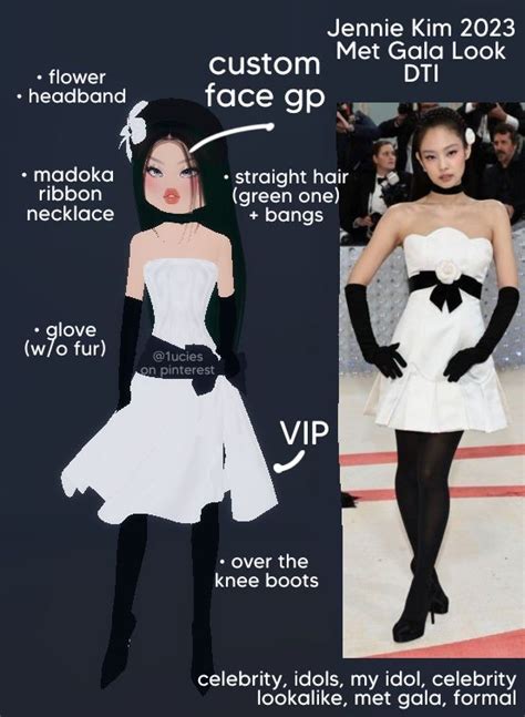 Dress To Impress Jennie Met Gala In Celebrity Look Alike Met