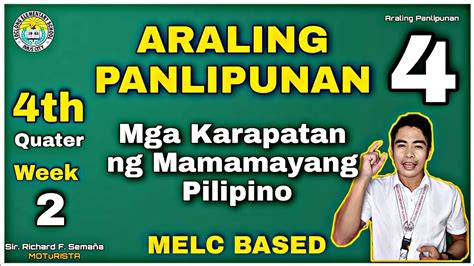 Ap Quarter Week Karapatan Ng Mamamayang Pilipino Youtube