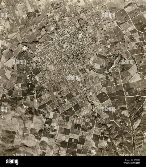 Historical Aerial Photograph Escondido San Diego County California