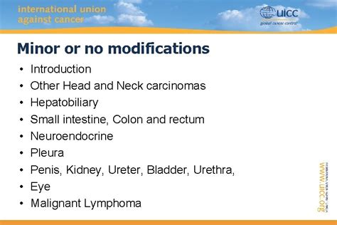 Tnm Classification Of Malignant Tumours Th 8 Edition