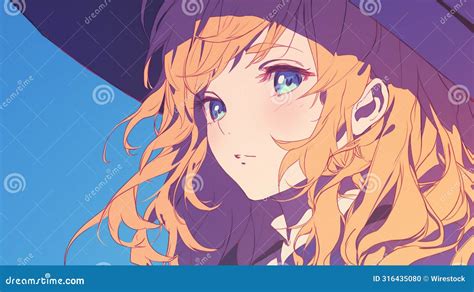 AI Generated Illustration of an Adorable Anime-style Young Character ...