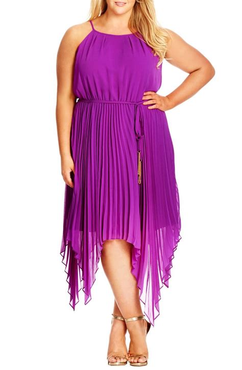 City Chic Divine Pleat Maxi Dress Plus Size Plus Size Dresses